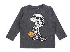 Name It dark grey melange t-shirt Mickey halloween